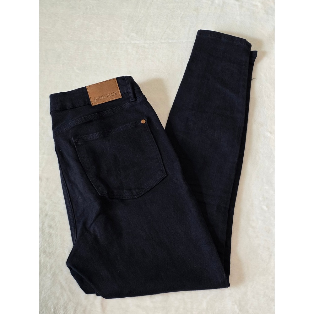 Judy Blue Black Garment Dyed Skinny Jeans High Rise JB88791 C Size 11/30